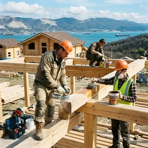 Обработка древесины в Новороссийске | Антисептирование, шлифовка, пропитка