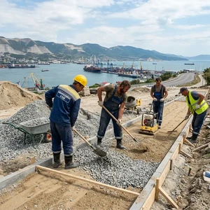 Разнорабочие на отсыпку дорожек щебнем / песком