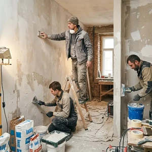 Подготовка стен под покраску в Новороссийске | Очистка, черновая шпаклёвка