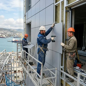 Монтаж сайдинга и фасадных панелей в Новороссийске