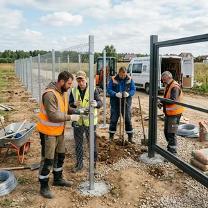 Монтаж заборов и ограждений в Новороссийске | Под ключ