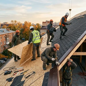 Кровельные работы в Новороссийске | Подача материалов, уборка старой кровли