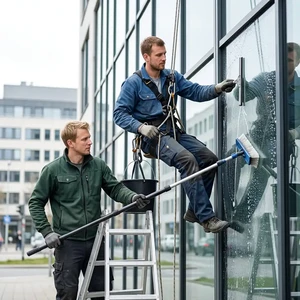 Мойка фасадов и окон в Новороссийске | Наземные и высотные работы