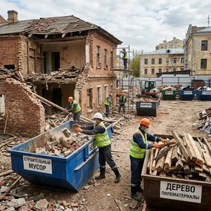 Демонтаж домов ручной разборкой с сортировкой мусора в Новороссийске | Экодемонтаж