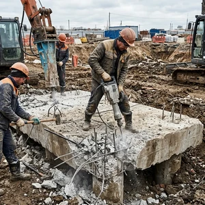 Демонтаж свайных фундаментов в Новороссийске | Удаление свай из грунта