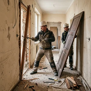 Демонтаж дверных коробок и полотен в Новороссийске | Снятие старых дверей