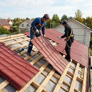 Демонтаж металлочерепицы в Новороссийске | Снятие кровли из металлочерепицы
