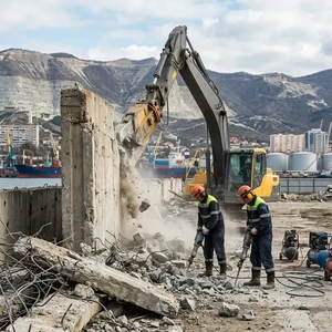 Демонтаж бетона в Новороссийске | Разрушение бетонных конструкций