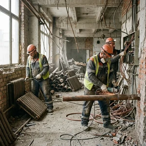 Демонтаж инженерных систем в Новороссийске | Трубы, радиаторы, проводка