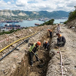 Копка траншей под коммуникации в Новороссийске | Ручная выемка грунта