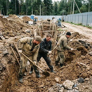 Ручная копка земли в Новороссийске | Выемка грунта любой сложности