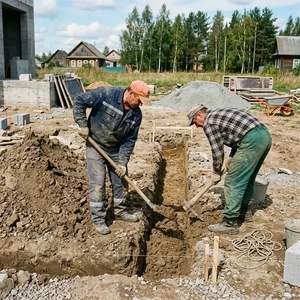 Копка траншей под фундамент в Новороссийске | Ленточный, мелкозаглубленный