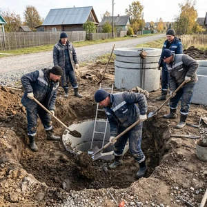 Копка колодцев и приямков ручным способом в Новороссийске