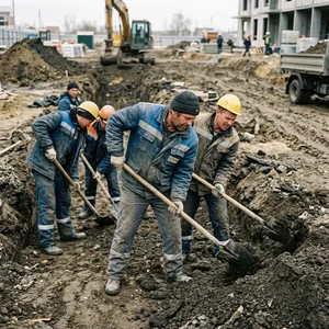 Разнорабочие на землю в Новороссийске | Подсобники для земляных работ