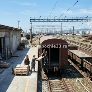 Выгрузка вагонов и полувагонов в Новороссийске – сыпучие, штучные, мешки