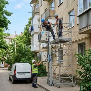 Демонтаж и перемещение кондиционеров в Новороссийске – внутренние и наружные блоки