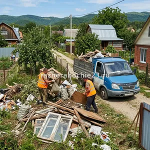 Вывоз мусора из частного сектора и СНТ в Новороссийске – ветки, бытовой мусор