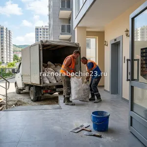 Вывоз мусора после отделки квартиры в Новороссийске – чистый ремонт